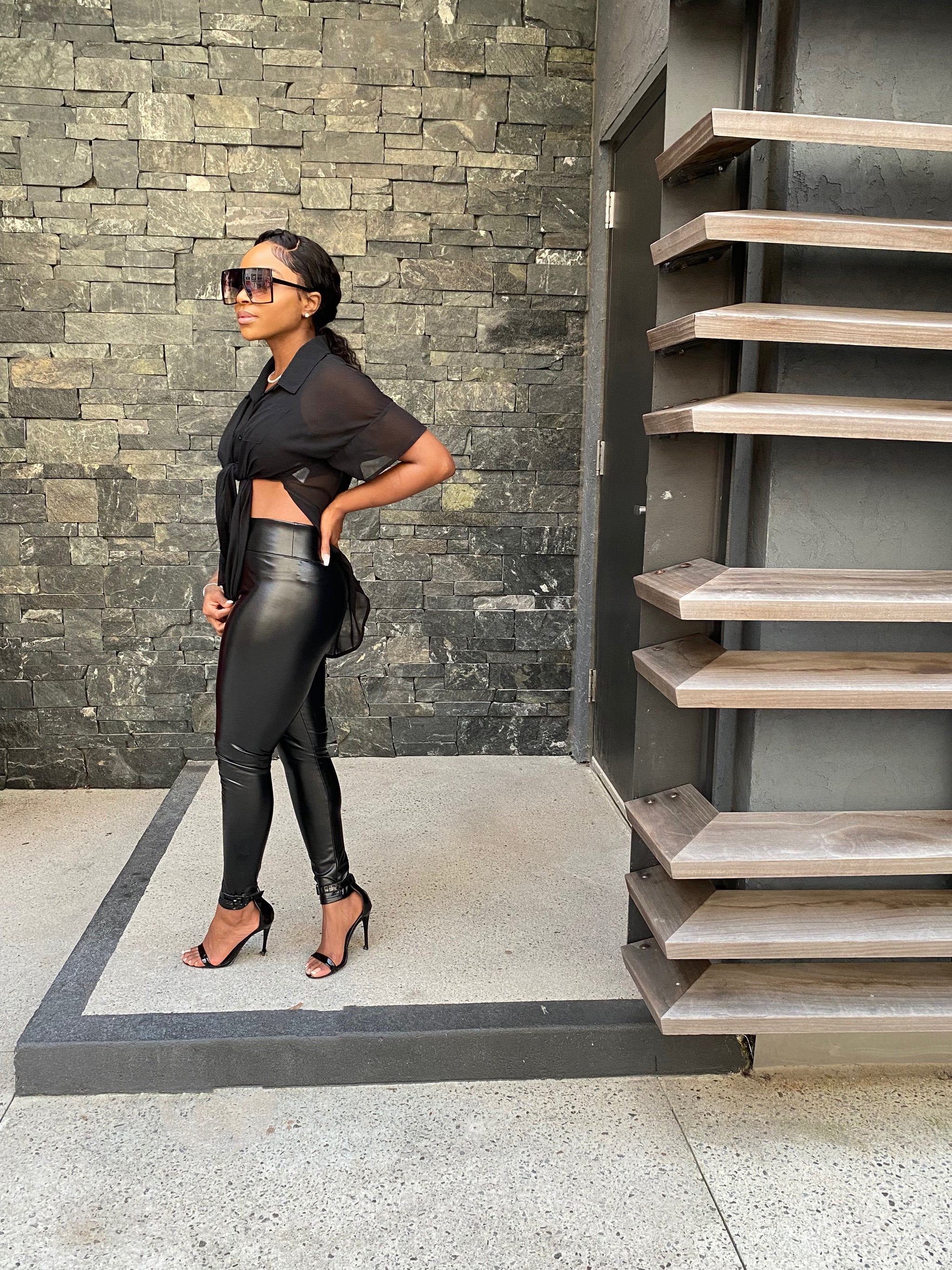 Leather Up Faux Leggings – The Vault Co.
